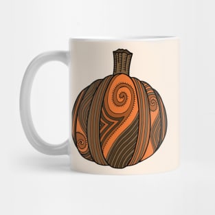 Artsy Hipster Pumpkin Mug